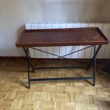 Set of two Habitat mahogany consoles