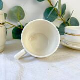 St Amand 10-person coffee service – Vintage white and gold porcelain