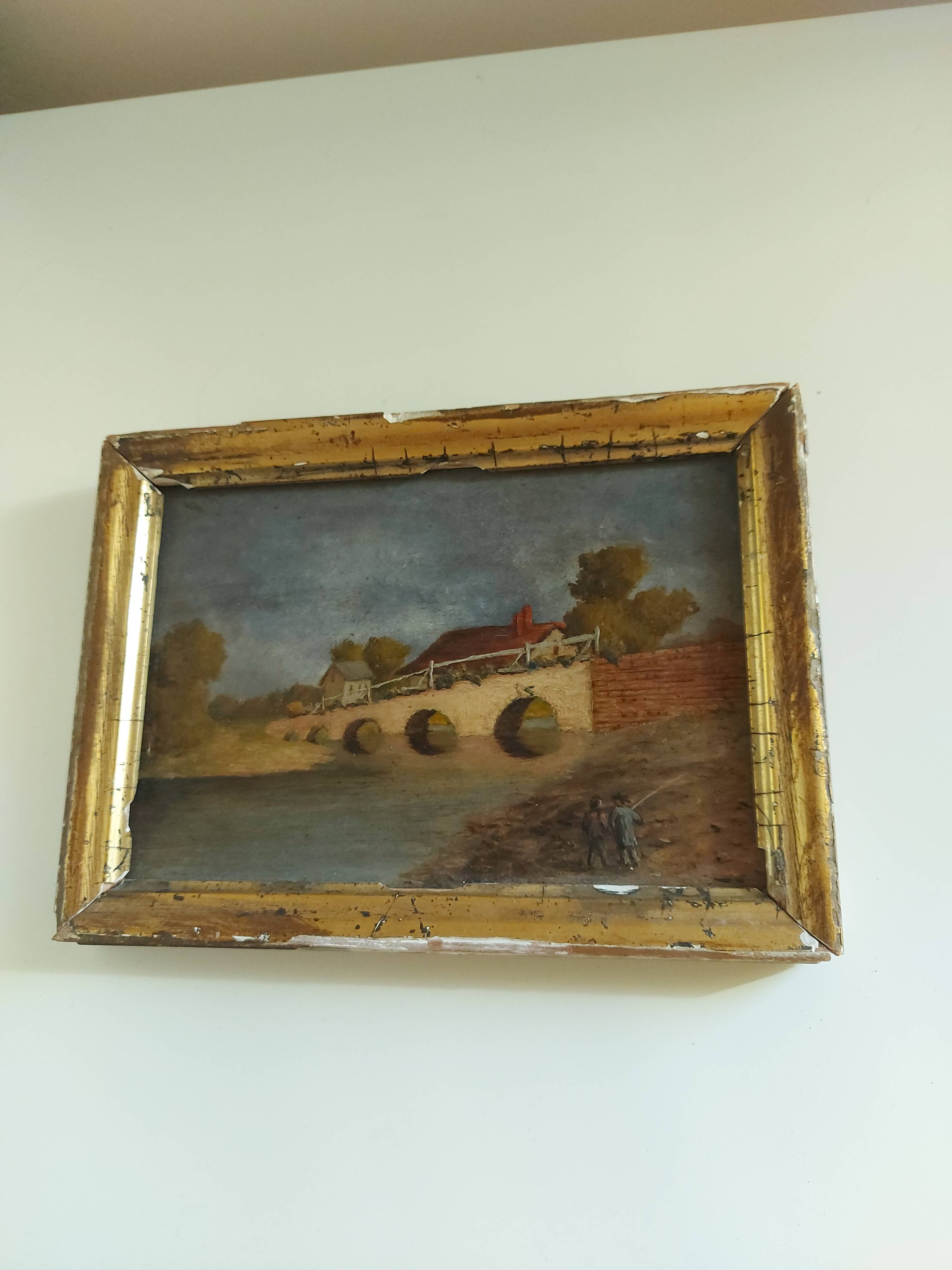 Painting, painting, oil on wood