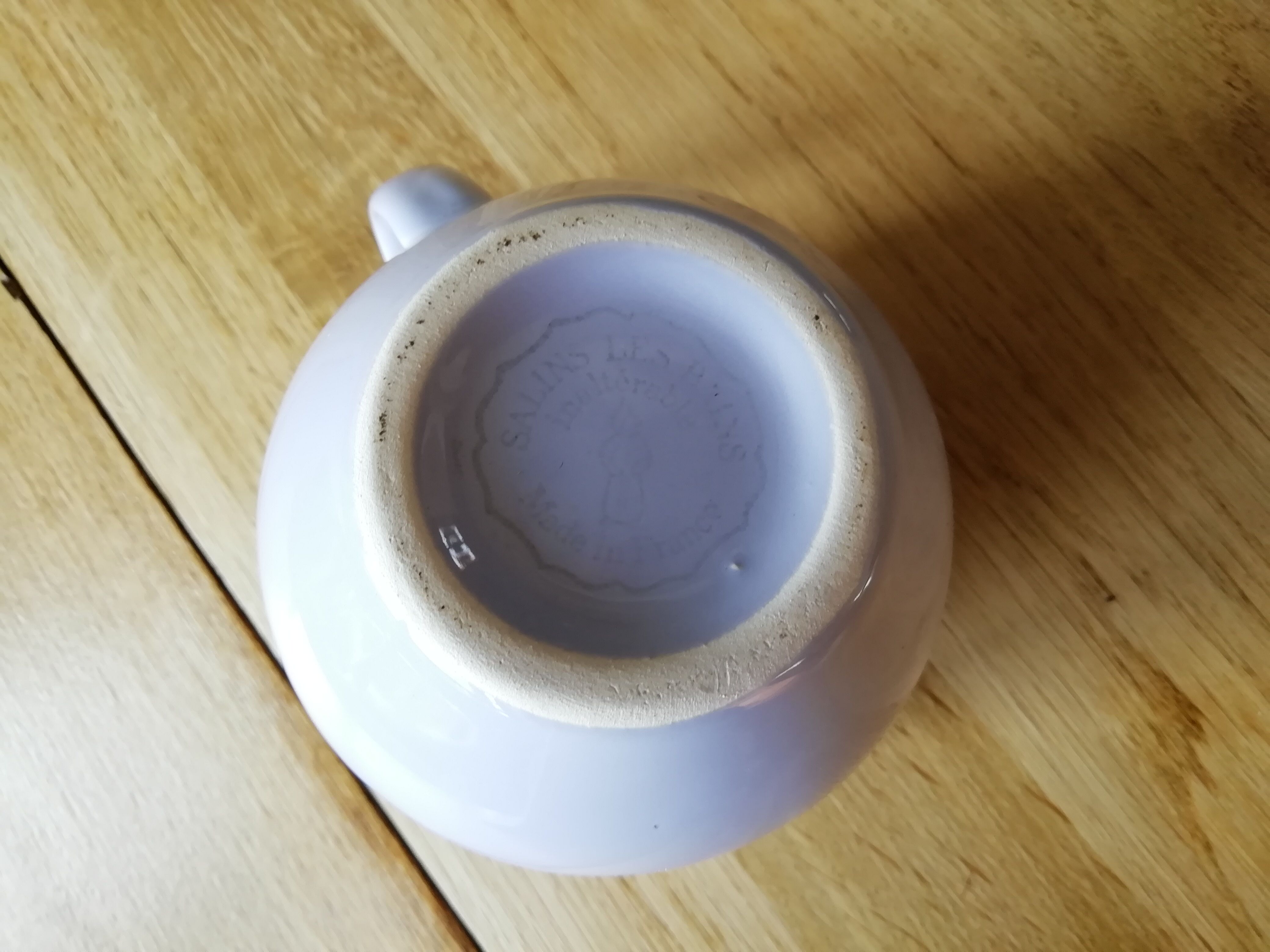 Pastel blue milk pot