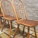 Set de 4 chaises Danoises 1970 vintage