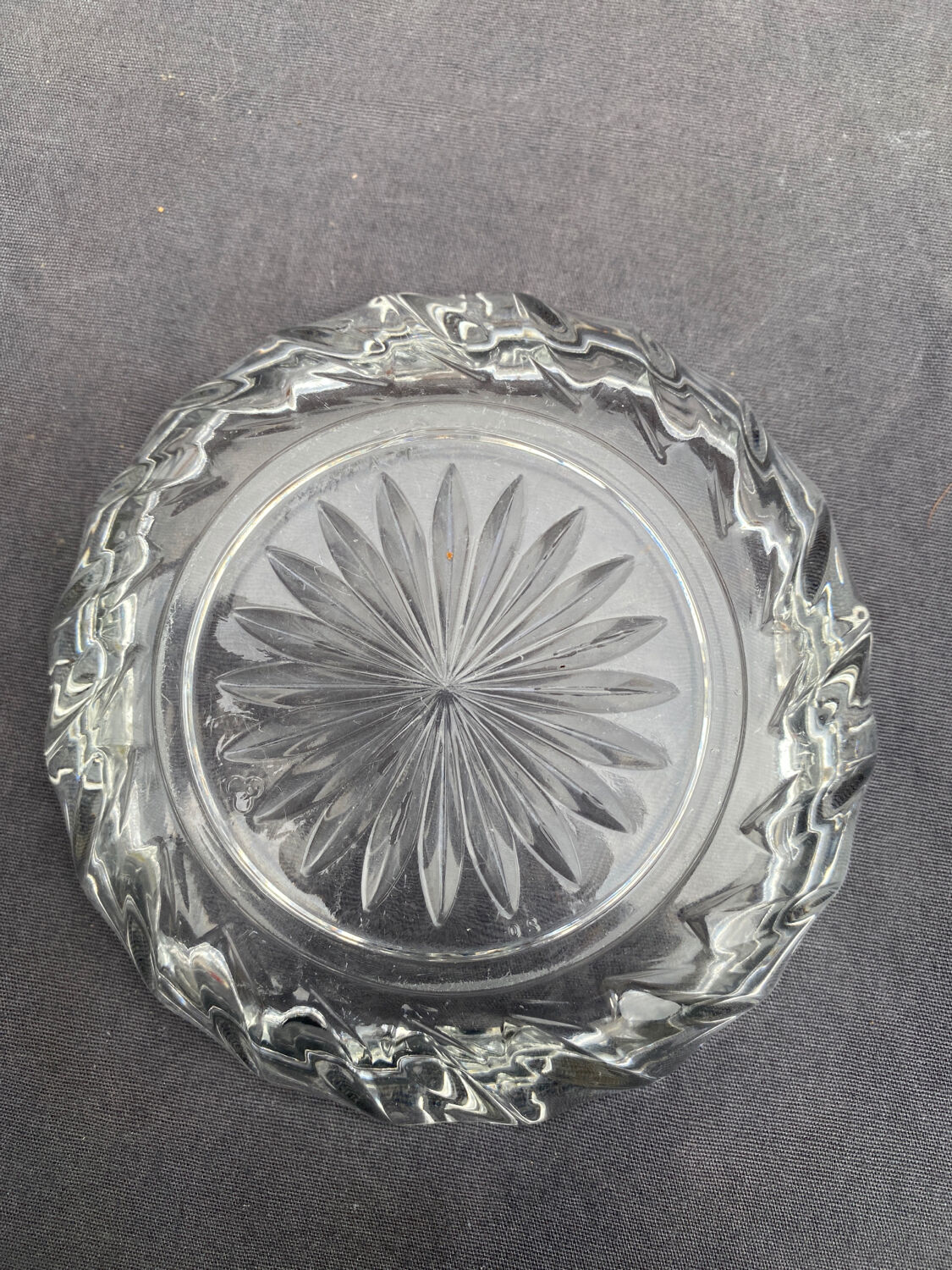 Cendrier en verre