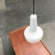 Mid-century glass pendant light Kreta by Jacob E. Bang for Fog & Mørup and Holmegaard, 1960s.