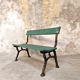 Cast iron garden bench