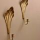 Pair of vintage Swedish brass sconces by Arvika