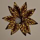 Mid century Florentine gold-plated ceiling light by Hans Kögl, 1960s