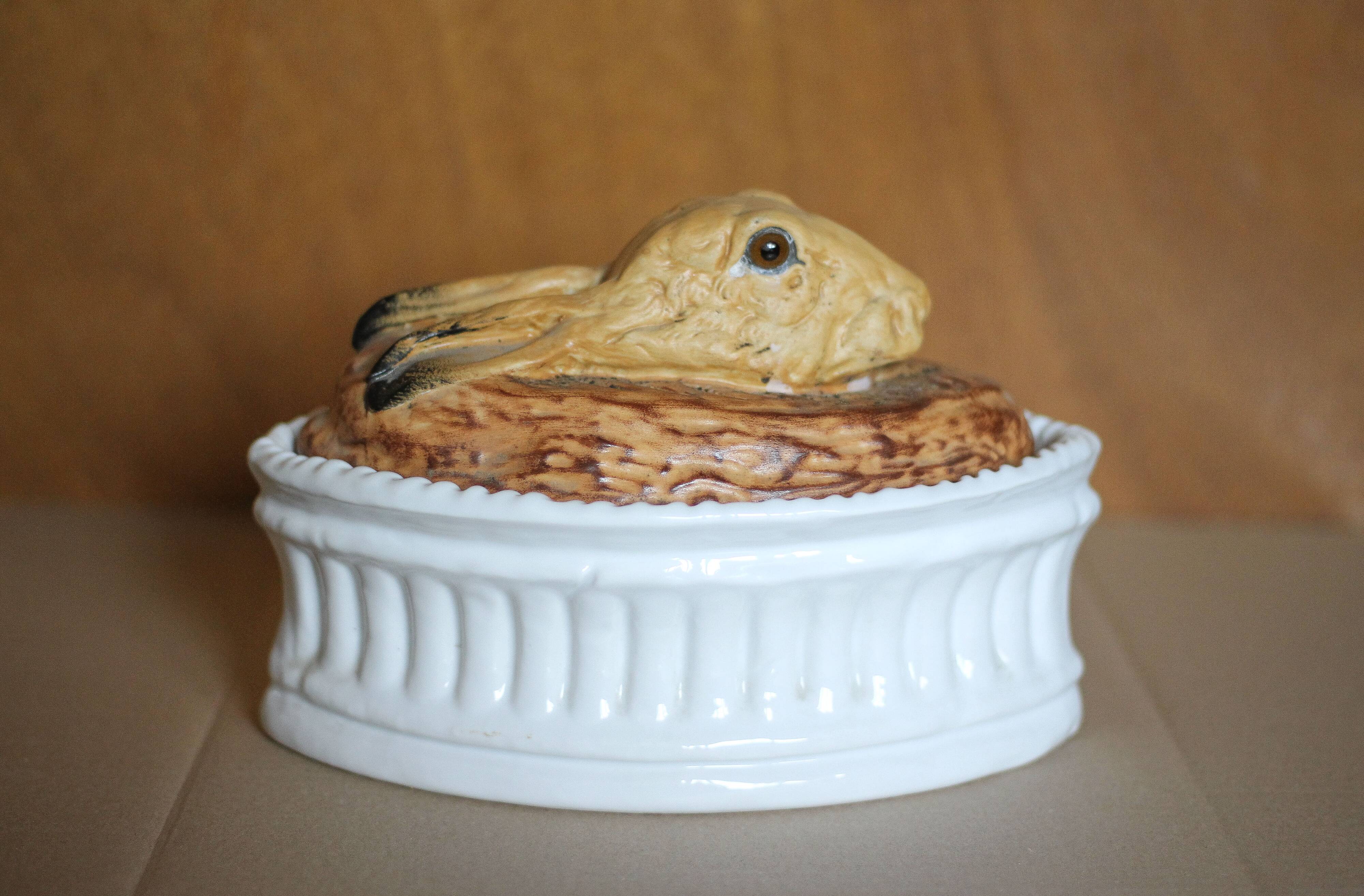 Pillivuyt terrine, serving dish, Pillivuyt porcelain, gratin dish