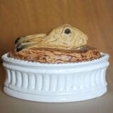 Pillivuyt terrine, serving dish, Pillivuyt porcelain, gratin dish