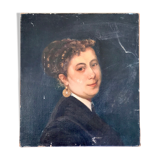 Portrait of woman 19th-century French school