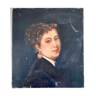 Portrait de femme Ecole française du XIXe siècle