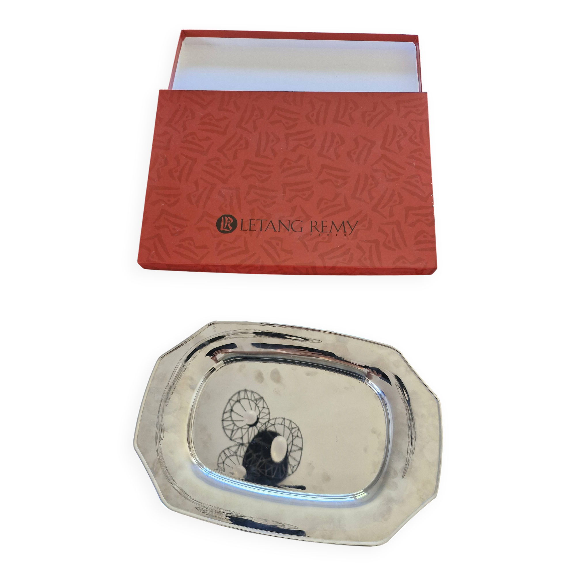 Oval plate Létang Rémy Marigny – stainless steel 18/10 – 38 cm – with box