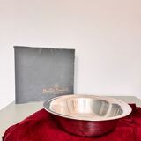 Large bowl, salad bowl, Bouillet Bourdelle cup in silver metal
