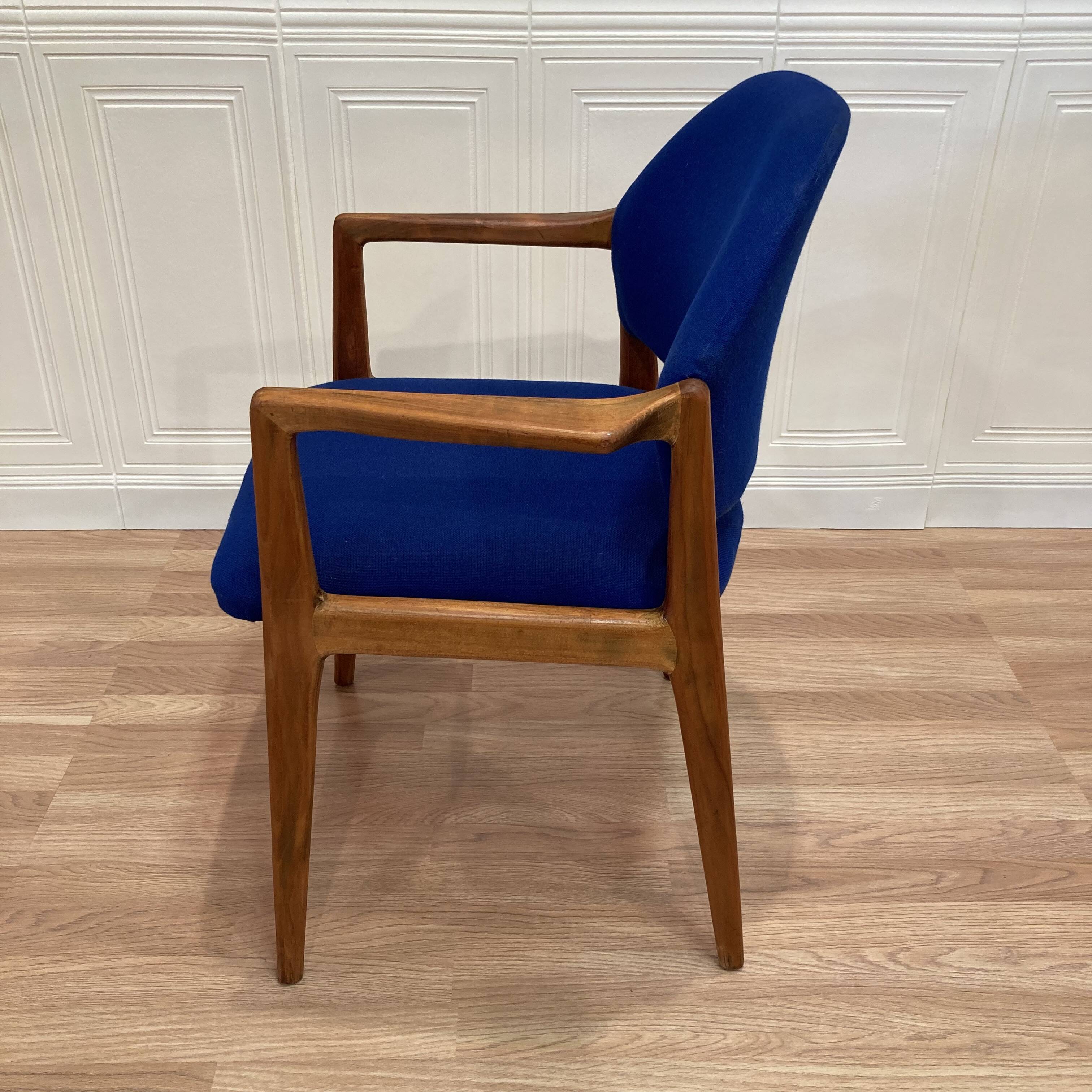 Suite of 4 designer armchairs 1950 "Hartmut Lhomeyer".