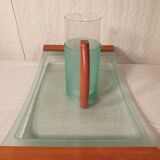 Vintage pitcher and tray