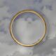 Rare round wall mirror in wood and gilded plaster – Ø 80 cm – 1950s