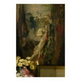 Painting "Soubrette" signed Auguste Serrure
