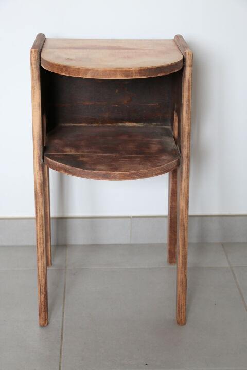 Bedside raw oak 1950