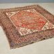 Old Kaskay rug in wool, fine knotting, handmade 68 x 55 in.