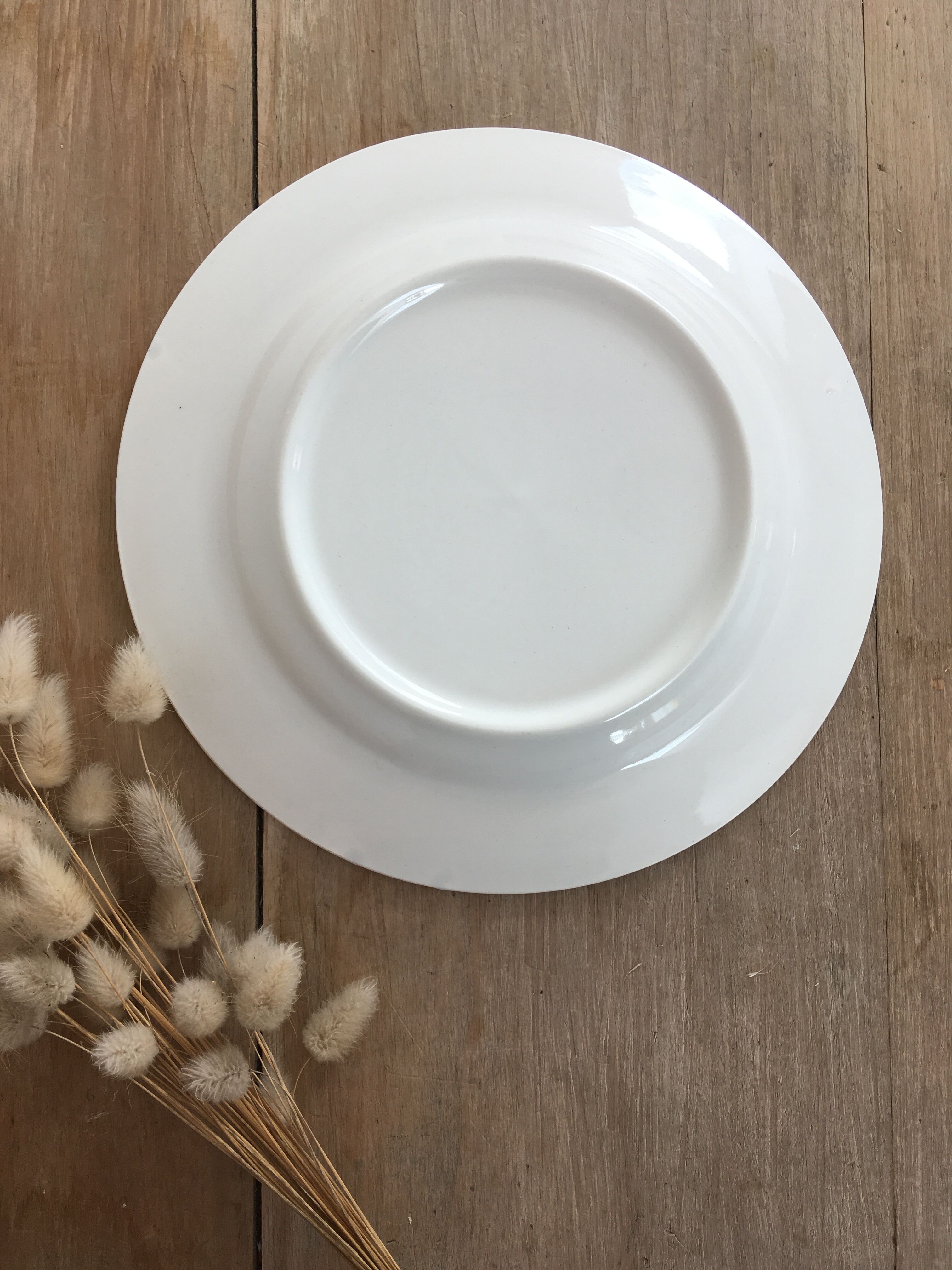 Retro blue pink plates