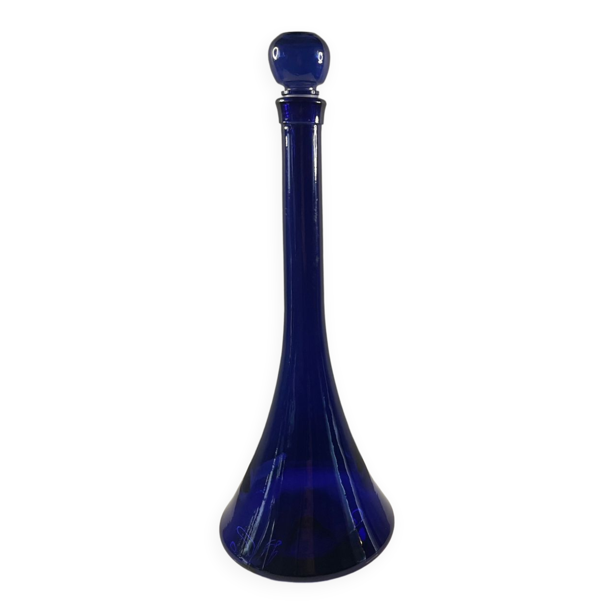 Vintage blue carafe