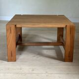 Vintage solid elm coffee table