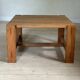 Vintage solid elm coffee table