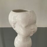 Vintage Cherubin porcelain vase