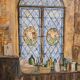 Huile sur toile "l'atelier de l'artiste "
