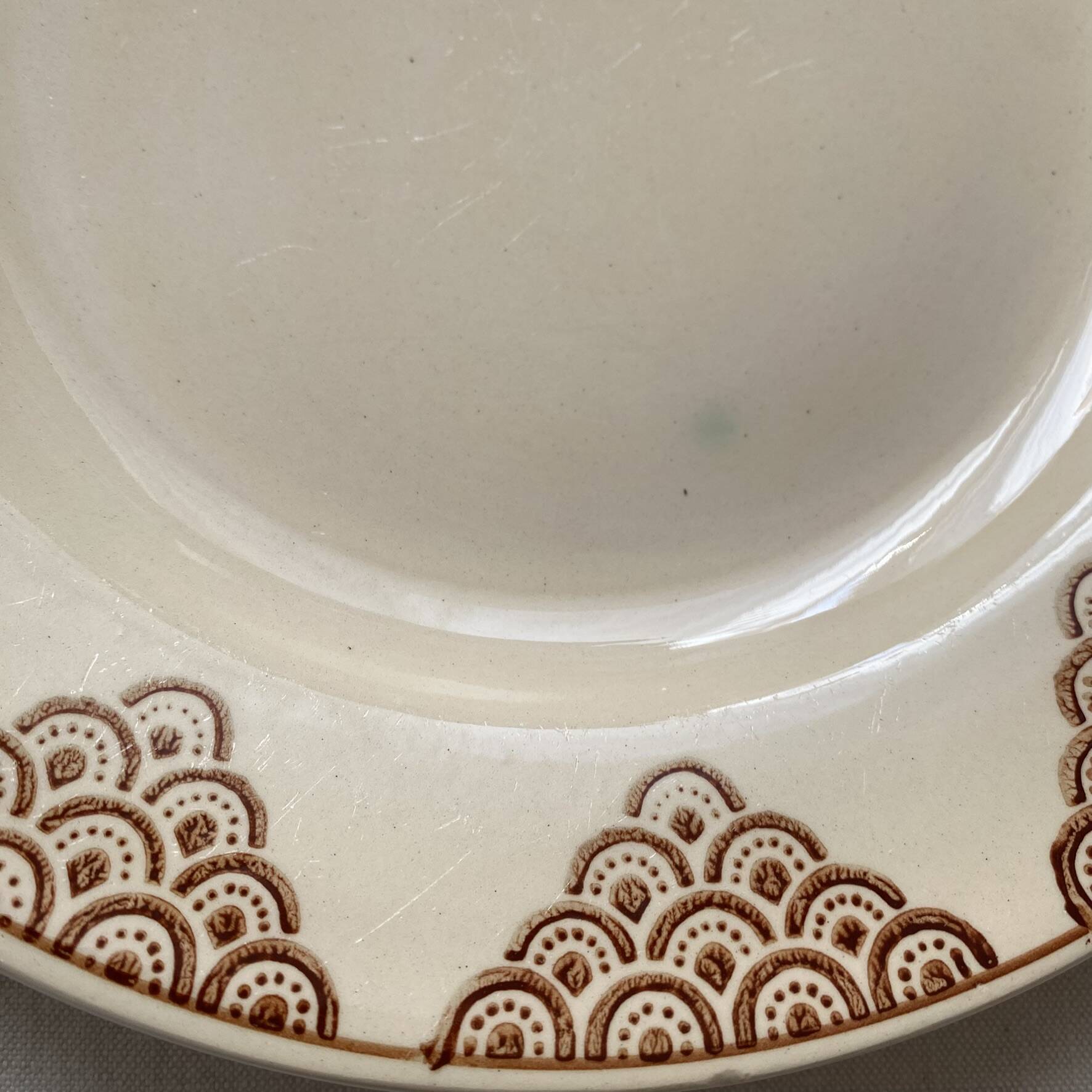 Art Deco flat plates St Amand