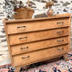 Pretty low chest of drawers from the 50s and 60s.
