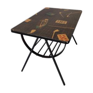 Table basse avec porte-revue, Italie,