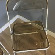 Pair of Plia folding chairs by Giancarlo Piretti for Castelli, 1970s