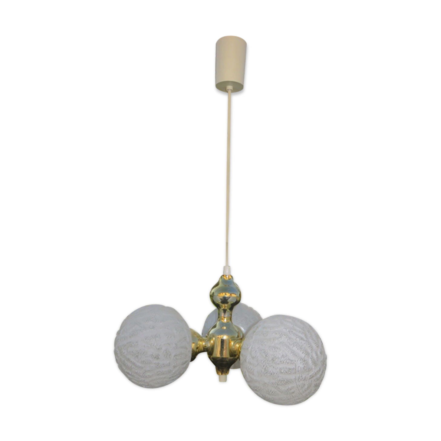 Chandelier vintage 3 balls