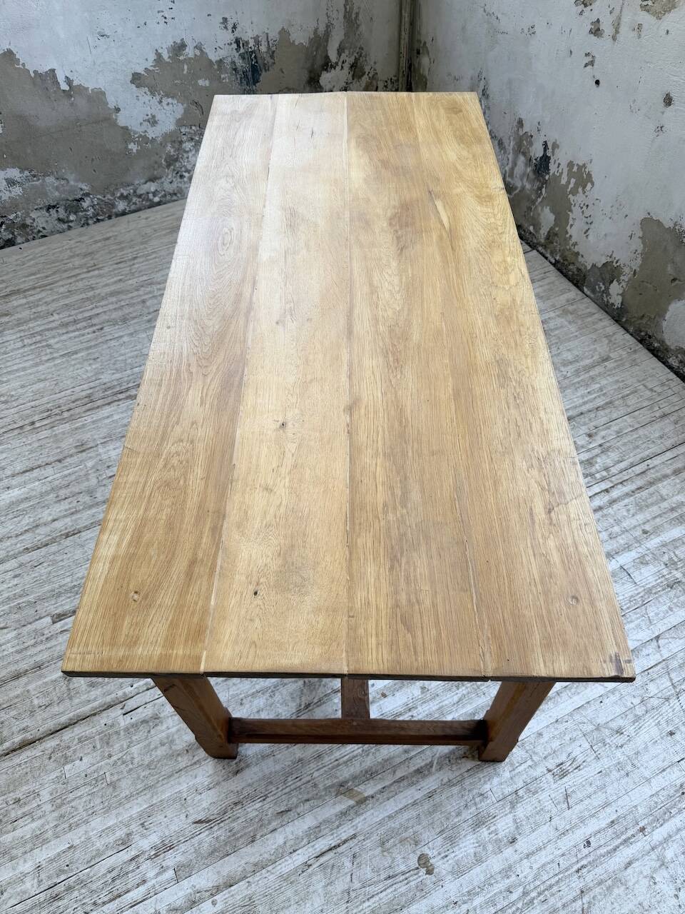Table de ferme chêne doré 160cm
