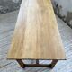 Table de ferme chêne doré 160cm
