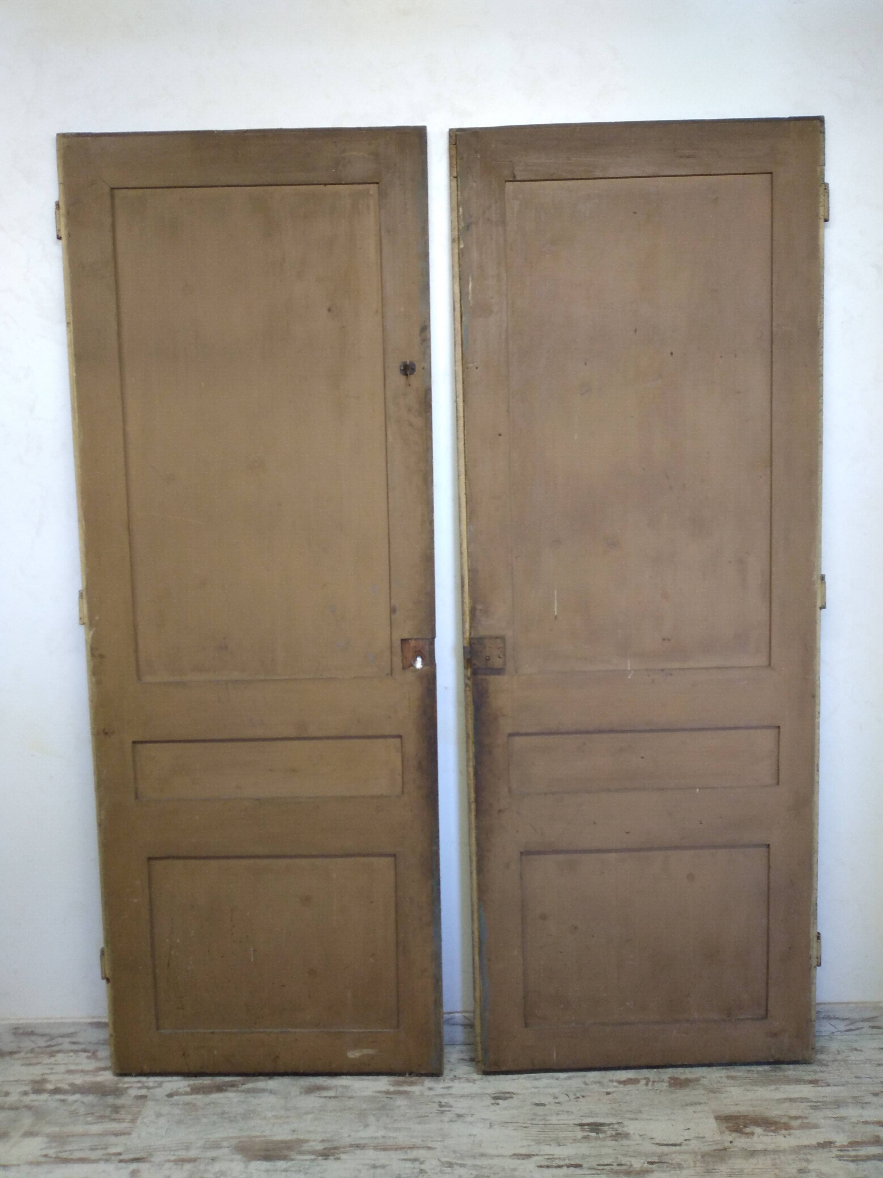 Antique closet doors