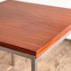 Table extensible par Wilhelm Renz en teck et chrome, Mid Century design