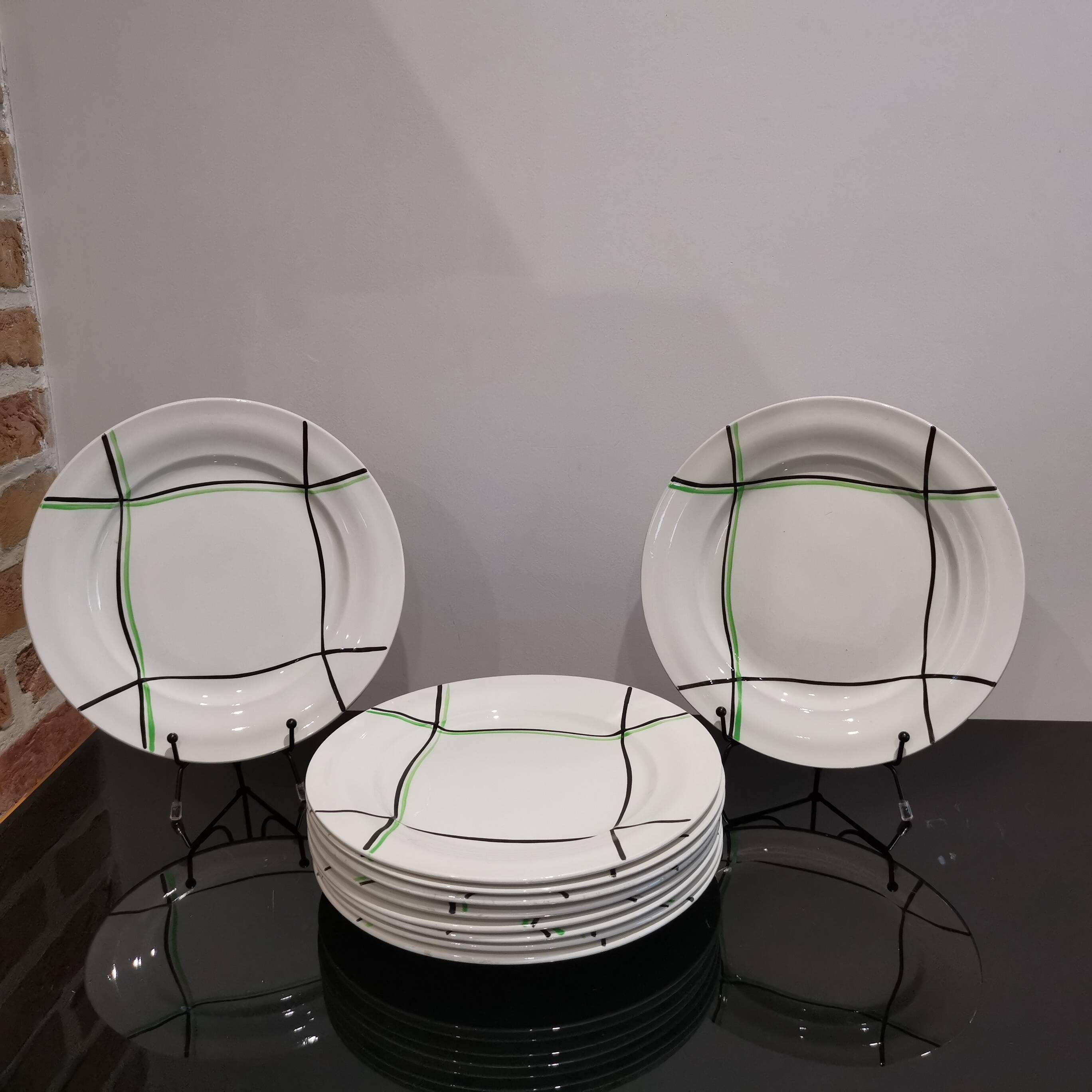 10 Céranord St Amand flat plates “Bayonne” model