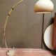 Lampadaire arc par Harvey Guzzini années 70