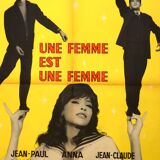 Movie poster "A Woman Is a Woman" 1961 Godard, Belmondo, Brialy...