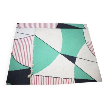 Tapis géométrique immense, années 1960