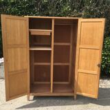 Paris wardrobe raw wood