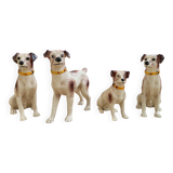 Series of dogs faience by desvres