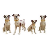 Series of dogs faience by desvres
