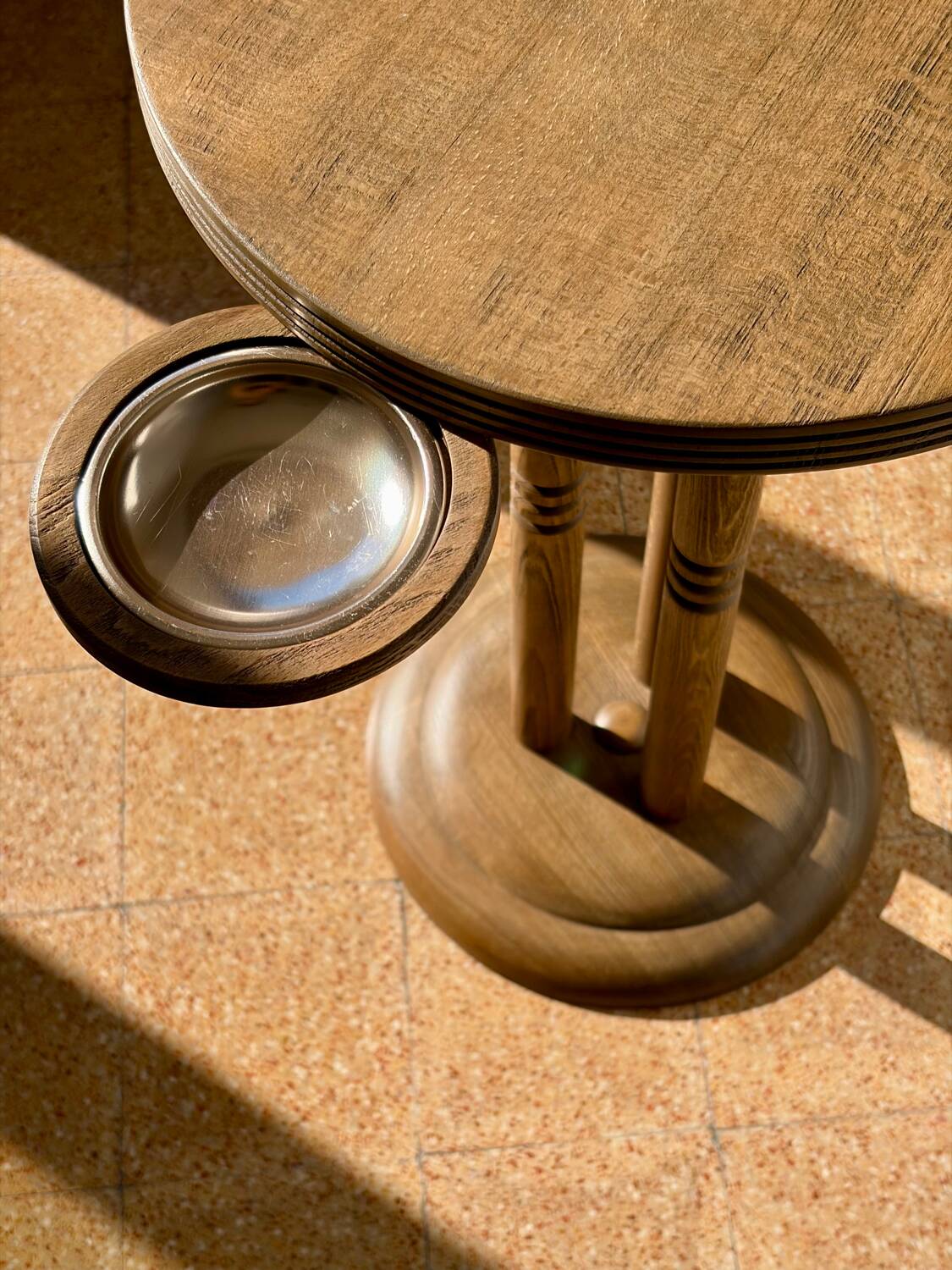 Beech side table