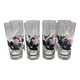 8 Luminarc GLASSES model Anaïs rose noire vintage longdrink