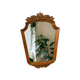 Miroir baroque vintage en bois / Miroir mural rétro en bois
