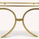 Golden Metal Console by Robert Thibier