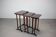 Art Deco Nesting Tables in Mahogany Veneer, 1930's, Czechoslovakia