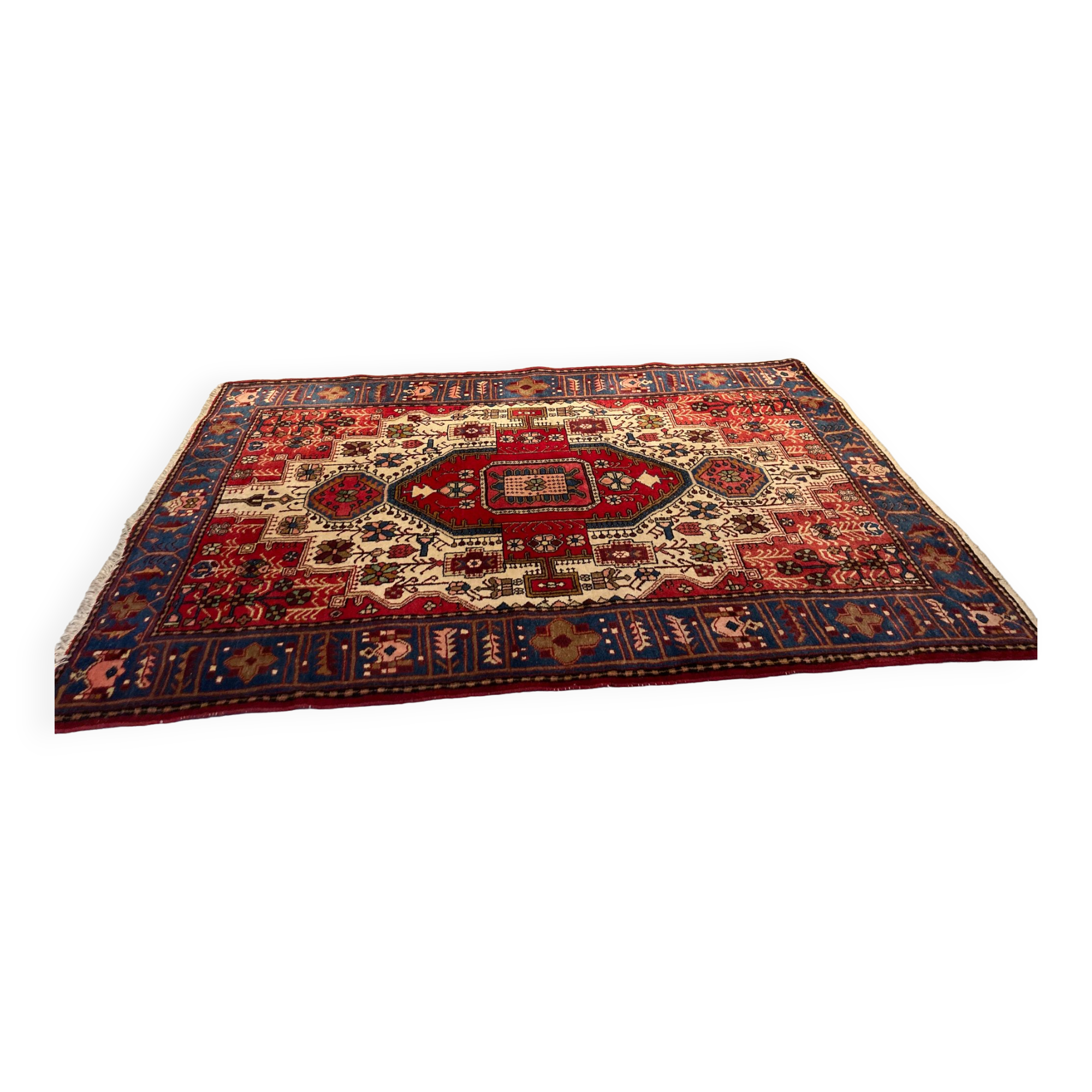 Oriental carpet entirely handmade